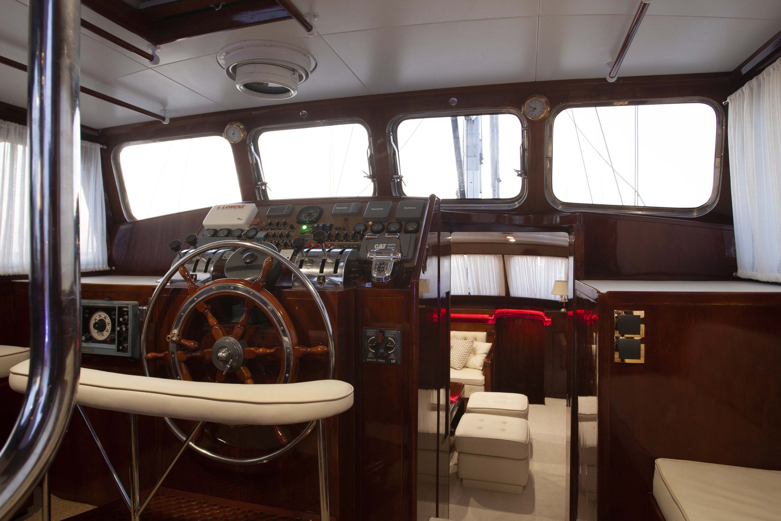 sailing yacht lamadine cockpit